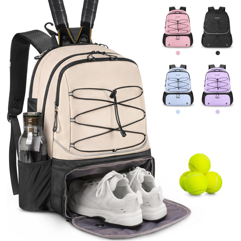 Tennis bag interior pockets