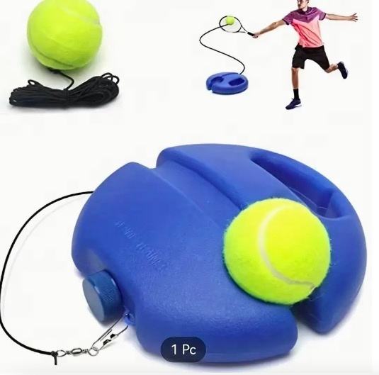 Solo tennis practice training aid - outdoor use