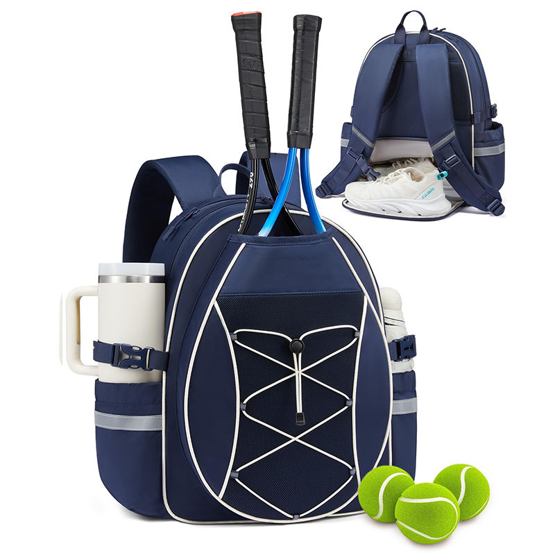 Kids Tennis Backpack with Shoe Compartment