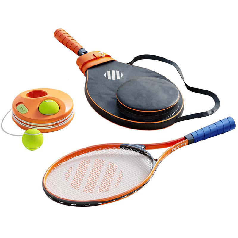 Tennis set rackets close up